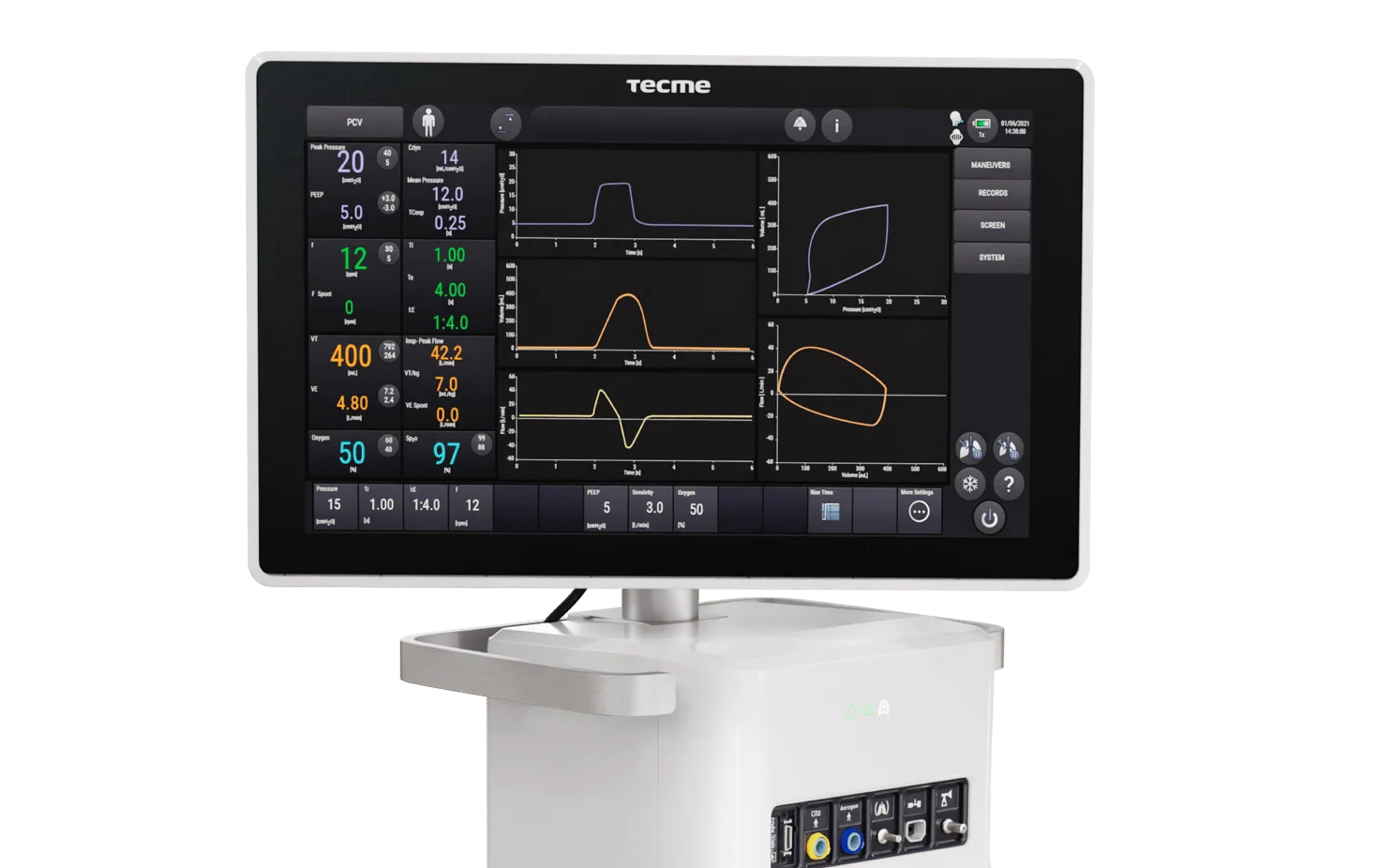 Ventilador Tecme BRINA com tela touch 18"